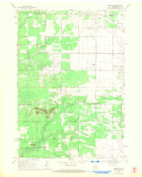 Coloma NW 1968 topographic map thumbnail