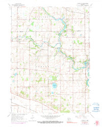 Cooksville 1961 topographic map thumbnail