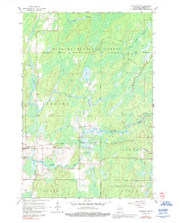 Crandon NE 1965 topographic map thumbnail