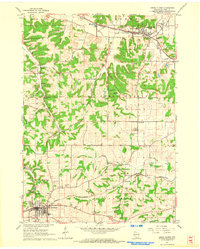Cross Plains 1962 topographic map thumbnail