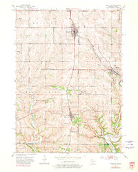 Cuba City 1952 topographic map thumbnail