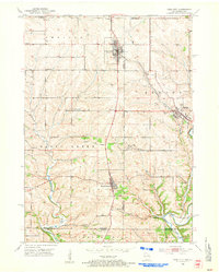Cuba City 1952 topographic map thumbnail