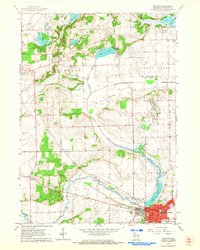 Delavan 1960 topographic map preview
