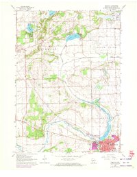 Delavan 1960 topographic map preview