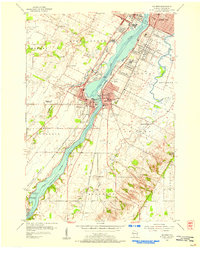 De Pere 1954 topographic map preview