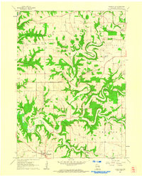 Dickeyville 1961 topographic map thumbnail