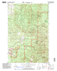 Iron Lake NE 2005 topographic map thumbnail