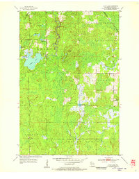 Lyman Lake 1954 topographic map thumbnail