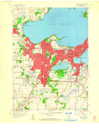 Madison West 1959 topographic map thumbnail