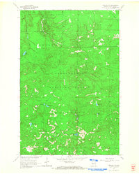 Moquah NW 1964 topographic map thumbnail