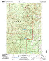 Mount Valhalla 2005 topographic map thumbnail