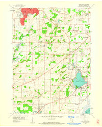 Muskego 1959 topographic map thumbnail