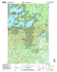 Namekagon Lake 2005 topographic map thumbnail
