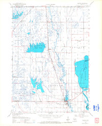 Necedah 1958 topographic map thumbnail