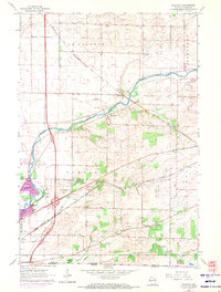 Shopiere 1961 topographic map thumbnail