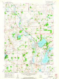 Silver Lake 1960 topographic map thumbnail