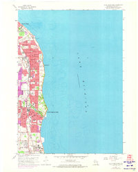 South Milwaukee 1958 topographic map thumbnail