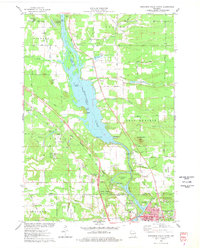 Wisconsin Dells North 1975 topographic map thumbnail