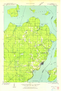 Bayfield 1941 topographic map thumbnail