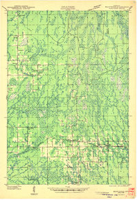 Brantwood 1943 topographic map thumbnail
