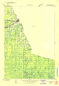 Ironwood 1943 topographic map thumbnail