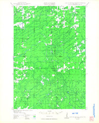 Jump River Fire Tower 1949 topographic map thumbnail