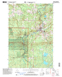 Mellen 2005 topographic map thumbnail