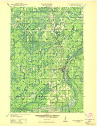 Solon Springs 1949 topographic map thumbnail