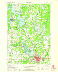 Stevens Point 1956 topographic map thumbnail