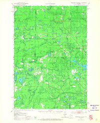 Thunder Mountain 1951 topographic map thumbnail
