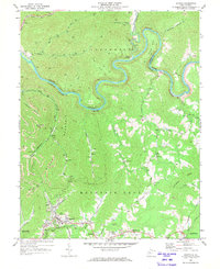 Ansted 1969 topographic map thumbnail