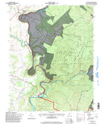Anthony 1995 topographic map thumbnail