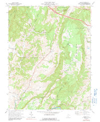 Asbury 1972 topographic map preview