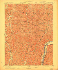 Athalia 1908 topographic map thumbnail