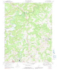 Athens 1968 topographic map thumbnail