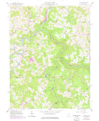 Audra 1960 topographic map thumbnail