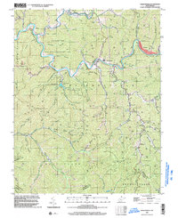 Baileysville 1996 topographic map thumbnail