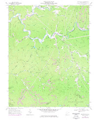 Baileysville 1968 topographic map thumbnail