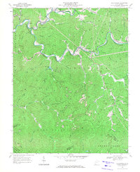 Baileysville 1968 topographic map thumbnail