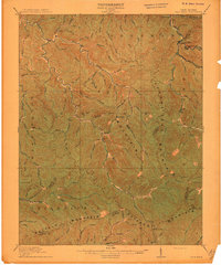 Bald Knob 1912 topographic map thumbnail