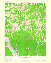 Bancroft 1958 topographic map thumbnail