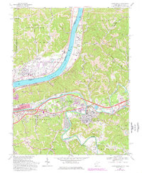 Barboursville 1968 topographic map thumbnail