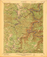 Beckley 1913 topographic map thumbnail