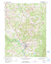 Belington 1969 topographic map thumbnail