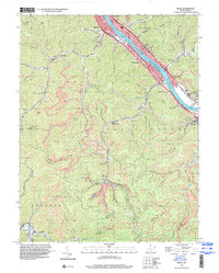 Belle 1996 topographic map thumbnail