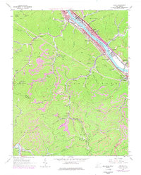 Belle 1965 topographic map thumbnail