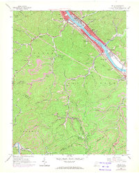 Belle 1965 topographic map thumbnail