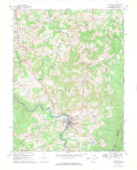 Belington 1969 topographic map thumbnail