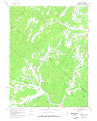 Bergton topographic map thumbnail