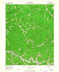 Big Creek 1962 topographic map thumbnail